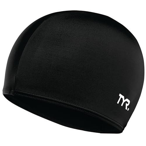 TYR Unisex-Adult Lycra Swimming Cap (Black)-LCY-001 Swim, One Size TYR Unisex-Adult Lycra Swimming Cap (Black)-LCY-001 Swim, One Size von TYR