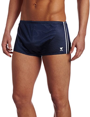 TYR Herren Poly-Mesh-Sport-Badeanzug Badehose, 401 Navy, 48 von TYR