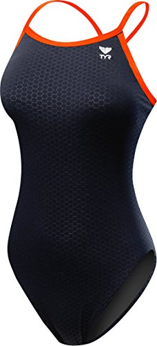 TYR Hexa Diamondfit Damen-Badeanzug XS schwarz/orange TYR Hexa Diamondfit Damen-Badeanzug XS schwarz/orange von TYR