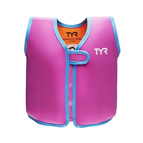 TYR Bébé Unisexe Kids Progressive Swim AID Gilet Natation, Rose, S von TYR