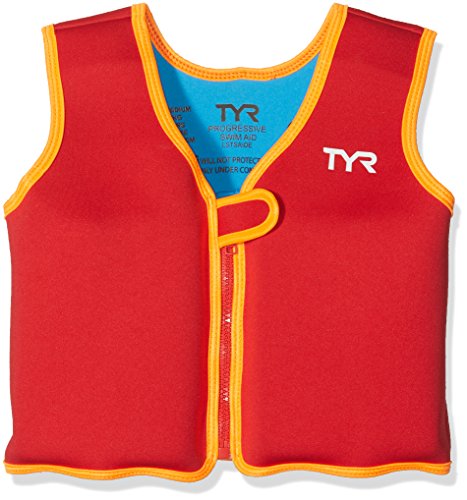 TYR Jungen Kids Progressive Swim AID Gilet Natation, Rouge, M TYR Jungen Kids Progressive Swim AID Gilet Natation, Rouge, M von TYR