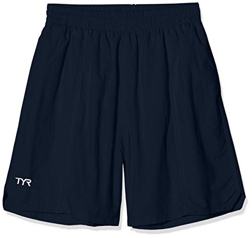 TYR Kinder Badeshorts Classic Kids Deck Short, Kinder, DKS5A 401 YL, Navy, YL von TYR