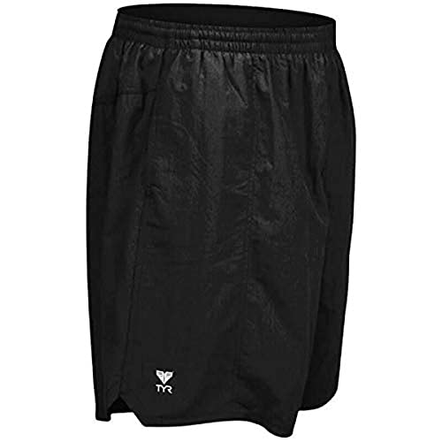 TYR Kinder Classic Deck Swim Short, Schwarz, YL von TYR