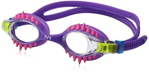 TYR Kinder Swimple Spikes Google, Unisex, transparent/violett TYR Kinder Swimple Spikes Google, Unisex, transparent/violett von TYR