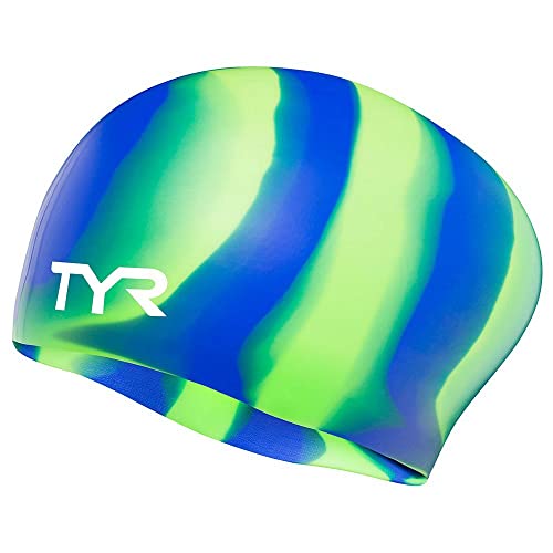 TYR LCSLM310ALL Lange Haare Silc Cap Green All von TYR