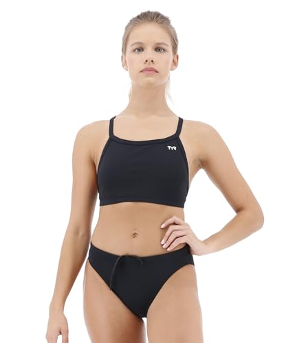 TYR Sport Damen Solid Durafast Diamondback Workout Bikini TYR Sport Damen Solid Durafast Diamondback Workout Bikini von TYR