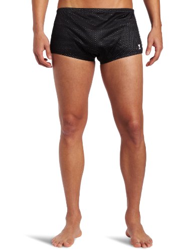 TYR Herren Poly Mesh Trainer Badeanzug (Schwarz, 38) von TYR