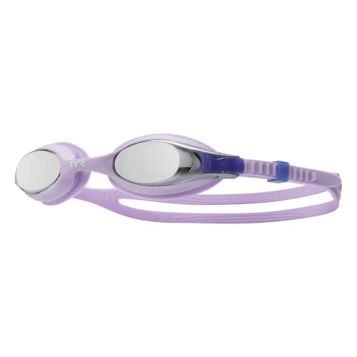 TYR Swimple Kinder-Schwimmbrille, Silber/Violett, Einheitsgröße TYR Swimple Kinder-Schwimmbrille, Silber/Violett, Einheitsgröße von TYR