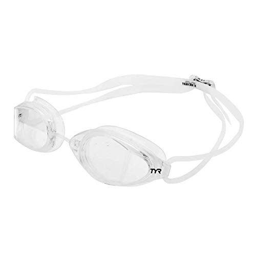 TYR Tracer X Racing Goggle Rennbrille, Transparent/transparent, Einheitsgröße von TYR