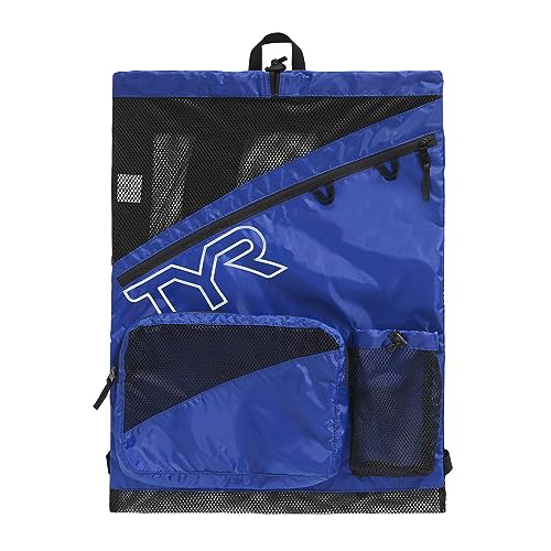 TYR Unisex ELITE Team MESH BACKPACK, ROYAL, One size von TYR