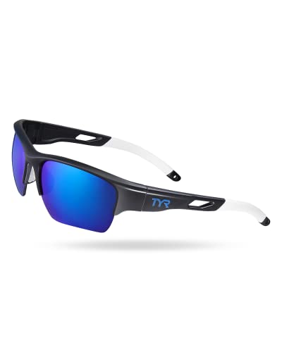 TYR Vatcher Performance Sunglasses Polarized Rectangular, Blue/Black, One Size TYR Vatcher Performance Sunglasses Polarized Rectangular, Blue/Black, One Size von TYR