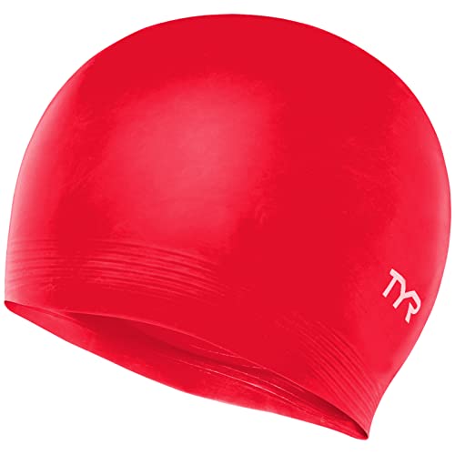 Tyr Adulte Unisexe SOLID Bonnet de bain Latex, RED, Einheitsgröße Tyr Adulte Unisexe SOLID Bonnet de bain Latex, RED, Einheitsgröße von TYR