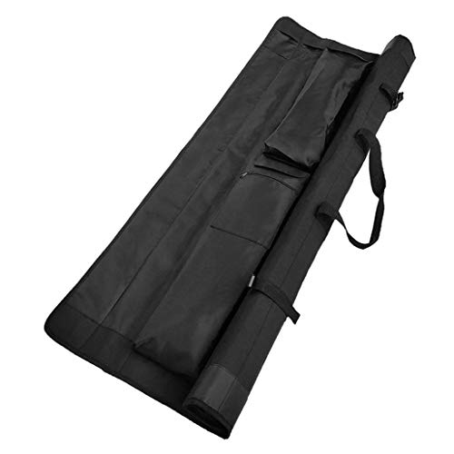 TYREE Faltbare Angel Tasche Angel Aufbewahrungs Koffer Organizer Tasche Hand Tasche Rucksack für Karpfen Angeln, Schwarz von TYREE