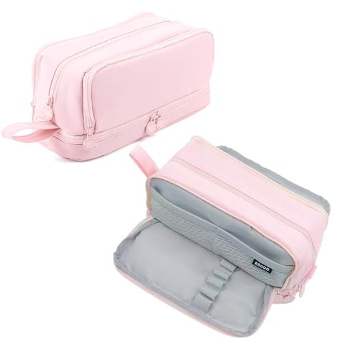 TZEKING Federmäppchen Große Kapazität,4 Fächer Pencil Cases,Mäppchen Mädchen Teenager,Pencil Case,Mäppchen Reißverschluss,Mädchen Mäppchen,Langlebig Federtaschen,Schreibwaren Stifttasche Tragbare TZEKING Federmäppchen Große Kapazität,4 Fächer Pencil Cases,Mäppchen Mädchen Teenager,Pencil Case,Mäppchen Reißverschluss,Mädchen Mäppchen,Langlebig Federtaschen,Schreibwaren Stifttasche Tragbare von TZEKING
