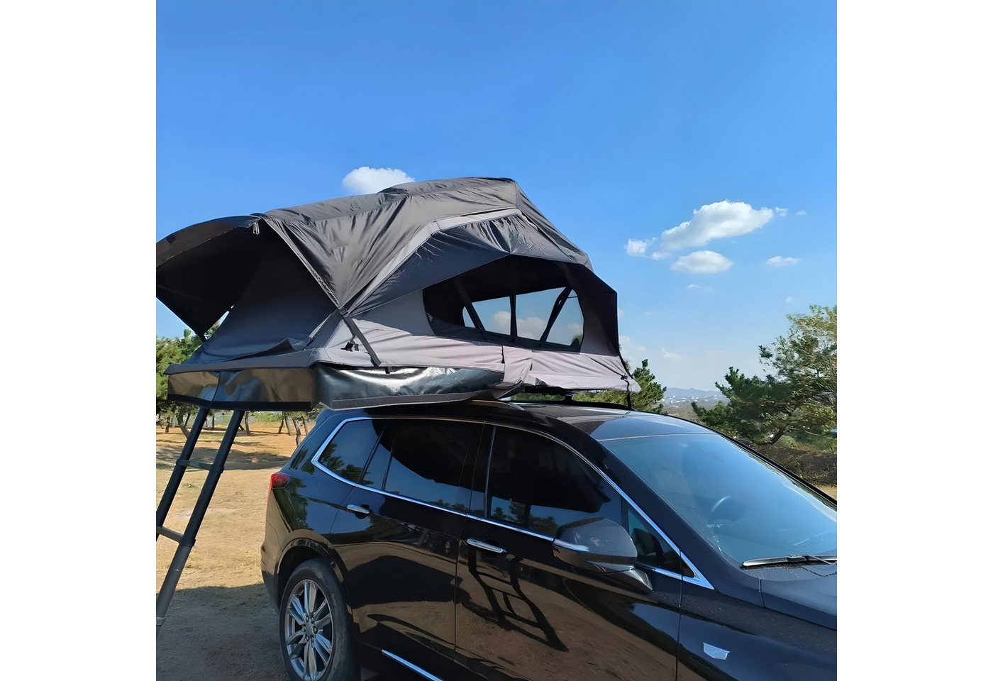 TZIpower Dachzelt Autodachzelt Grau/Schwarz Softcase Dachzelt 2 Größen opt. Sonnensegel, Personen: 4 TZIpower Dachzelt Autodachzelt Grau/Schwarz Softcase Dachzelt 2 Größen opt. Sonnensegel, Personen: 4 von TZIpower