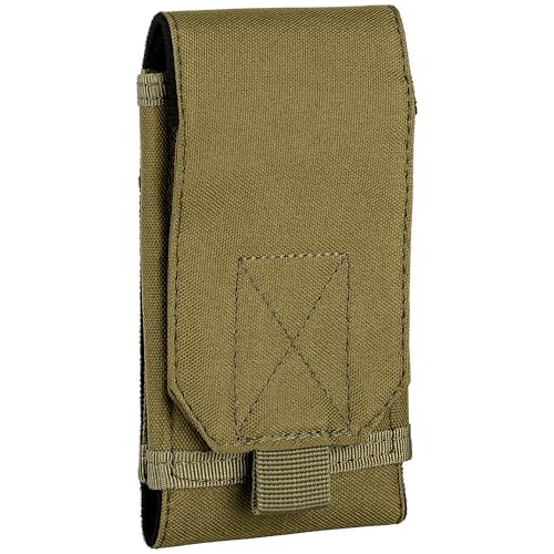 TacFirst Molle Magazintasche T153 SGL Single mag Pouch 9x17cm verschließbar 5.56 Holster (Oliv) von TacFirst