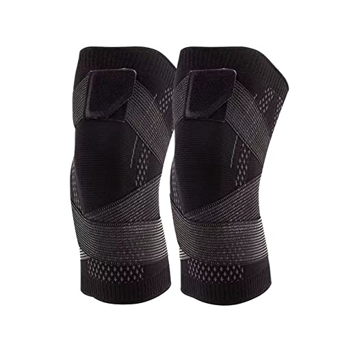 Tacell 2 StüCk Sports Unisex-KnieschüTzer, MeniskusschüTzer, Kniekompressionsmanschette, Kniebandage, Sport-Fitness-Teile, M von Tacell