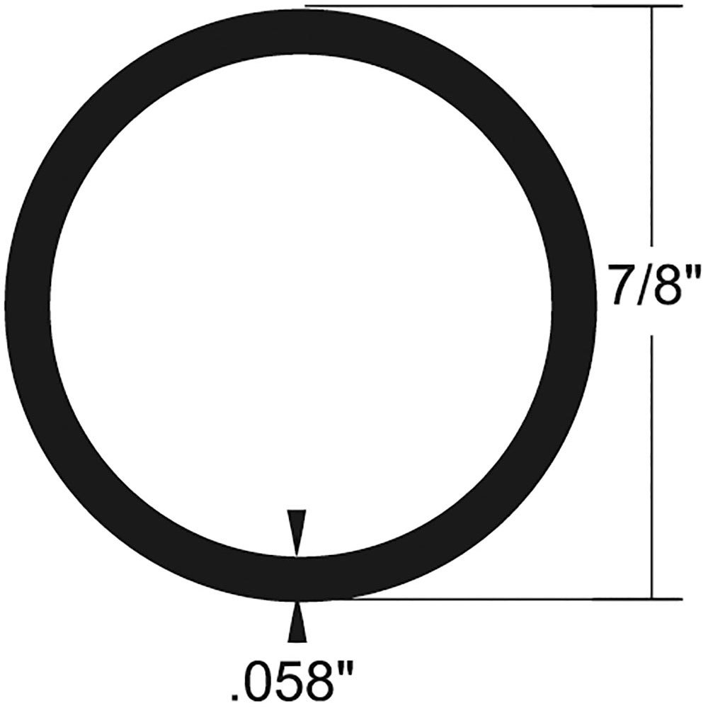 Taco Metals Aluminium Tube 1.82 M Schwarz 22.2 mm Taco Metals Aluminium Tube 1.82 M Schwarz 22.2 mm von Taco Metals