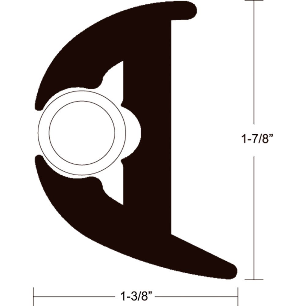 Taco Metals Flex Vinyl Rub Rail Kit 70´ Schwarz 7/8´´ x 1 1/16´´ Taco Metals Flex Vinyl Rub Rail Kit 70´ Schwarz 7/8´´ x 1 1/16´´ von Taco Metals