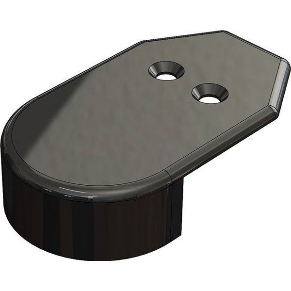 Taco Metals Rub Rail End Cap Schwarz Taco Metals Rub Rail End Cap Schwarz von Taco Metals