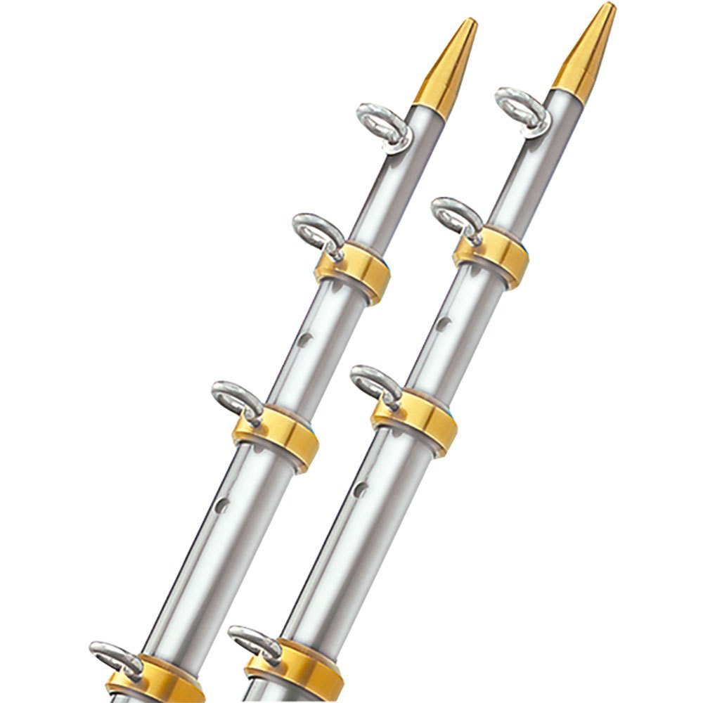 Taco Metals Tele Out Rigger 1-1/8 X 15´´ Silber Taco Metals Tele Out Rigger 1-1/8 X 15´´ Silber von Taco Metals