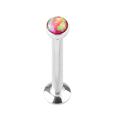 Piercing Stab Stecker Lippenpiercing Ohrpiercing Labret Lippe Ohr Tragus Helix Platte Madonna Stud Monroe mit Kugel Opal Stein Klein 6mm Rot Piercing Stab Stecker Lippenpiercing Ohrpiercing Labret Lippe Ohr Tragus Helix Platte Madonna Stud Monroe mit Kugel Opal Stein Klein 6mm Rot von Taffstyle