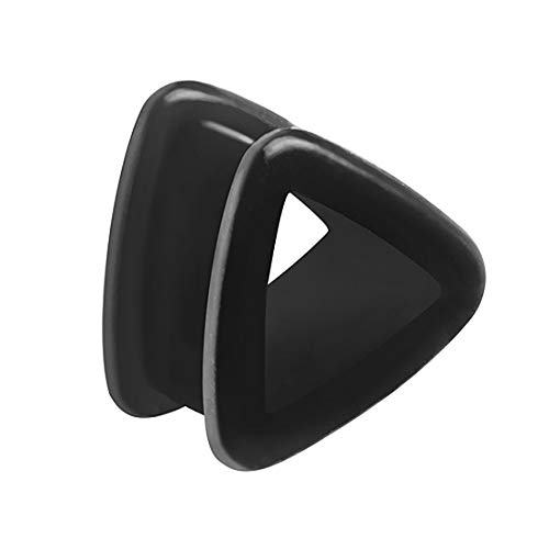Taffstyle Flesh Tunnel Ohr Piercing Ear Plug Ohrpiercing Bunt Silikon Dreieck Flexibel 20 mm Schwarz Taffstyle Flesh Tunnel Ohr Piercing Ear Plug Ohrpiercing Bunt Silikon Dreieck Flexibel 20 mm Schwarz von Taffstyle