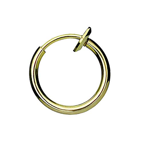 Taffstyle Piercing Fake Ring Tribal Klemmring Septum Tragus Helix Nase Lippe Ohr Hoop Clip Ear Cuff Nasenring Nasenpiercing Ohrpiercing Gold Taffstyle Piercing Fake Ring Tribal Klemmring Septum Tragus Helix Nase Lippe Ohr Hoop Clip Ear Cuff Nasenring Nasenpiercing Ohrpiercing Gold von Taffstyle