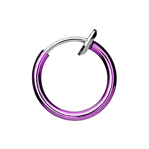 Taffstyle Piercing Fake Ring Tribal Klemmring Septum Tragus Helix Nase Lippe Ohr Hoop Clip Ear Cuff Nasenring Nasenpiercing Ohrpiercing Lila Taffstyle Piercing Fake Ring Tribal Klemmring Septum Tragus Helix Nase Lippe Ohr Hoop Clip Ear Cuff Nasenring Nasenpiercing Ohrpiercing Lila von Taffstyle