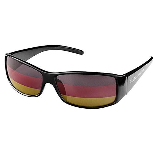 Taffstyle Sonnenbrille Brille Fahne Fussball EM WM Länderflagge Augen Fanartikel Land Flagge Frauen Männer Kinder Basketball Handball Mitgebsel Deutschland von Taffstyle