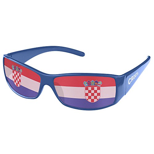 Taffstyle Sonnenbrille Brille Fahne Fussball EM WM Länderflagge Augen Fanartikel Land Flagge Frauen Männer Kinder Basketball Handball Mitgebsel Kroatien Taffstyle Sonnenbrille Brille Fahne Fussball EM WM Länderflagge Augen Fanartikel Land Flagge Frauen Männer Kinder Basketball Handball Mitgebsel Kroatien von Taffstyle