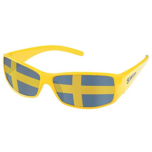 Taffstyle Sonnenbrille Brille Fahne Fussball EM WM Länderflagge Augen Fanartikel Land Flagge Frauen Männer Kinder Basketball Handball Mitgebsel Schweden Taffstyle Sonnenbrille Brille Fahne Fussball EM WM Länderflagge Augen Fanartikel Land Flagge Frauen Männer Kinder Basketball Handball Mitgebsel Schweden von Taffstyle