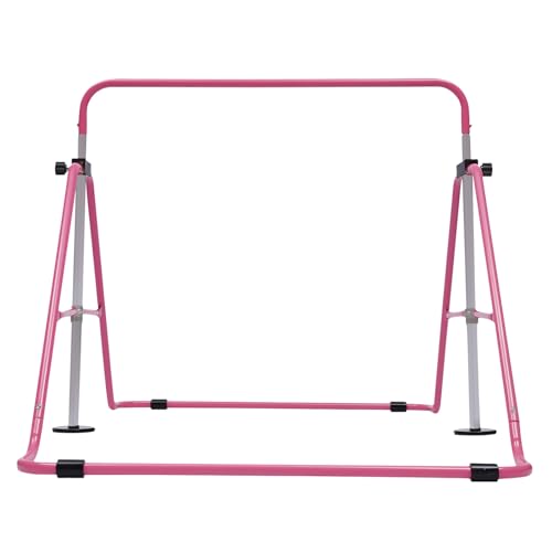 Tagtuell Kinder Turnreck, Outdoor Reck Horizontale Training Bar Schwebebalken Höhenverstellbar, Reck Stange zum Turnen für Mädchen Jugendliche, Max. Belastbarkeit 220 LBS, Pink Tagtuell Kinder Turnreck, Outdoor Reck Horizontale Training Bar Schwebebalken Höhenverstellbar, Reck Stange zum Turnen für Mädchen Jugendliche, Max. Belastbarkeit 220 LBS, Pink von Tagtuell