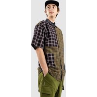 Taikan Patchwork Hemd olive plaid von Taikan