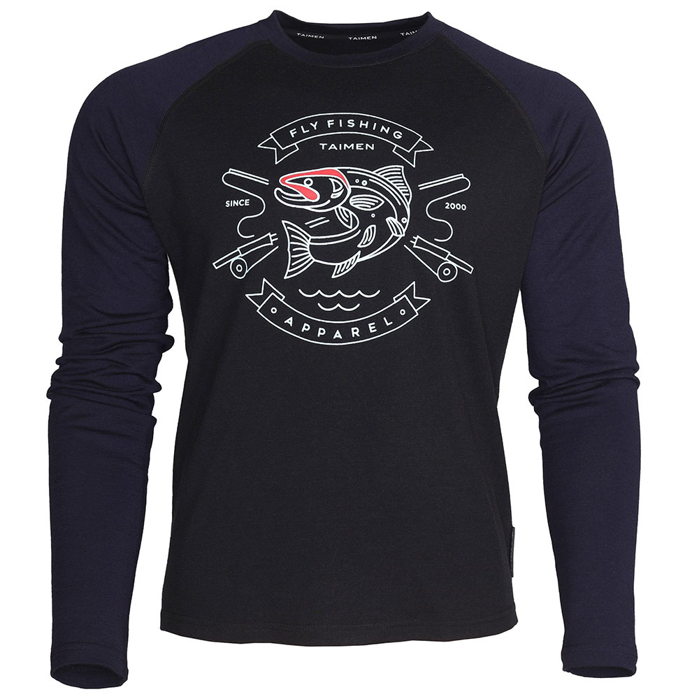 Taimen Kerulen Merino Long Sleeve T-shirt Schwarz 2XL Mann Taimen Kerulen Merino Long Sleeve T-shirt Schwarz 2XL Mann von Taimen