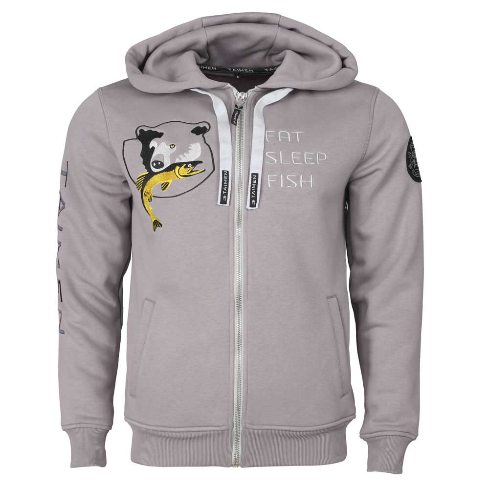 Taimen Menza Full Zip Sweatshirt Grau S Mann Taimen Menza Full Zip Sweatshirt Grau S Mann von Taimen