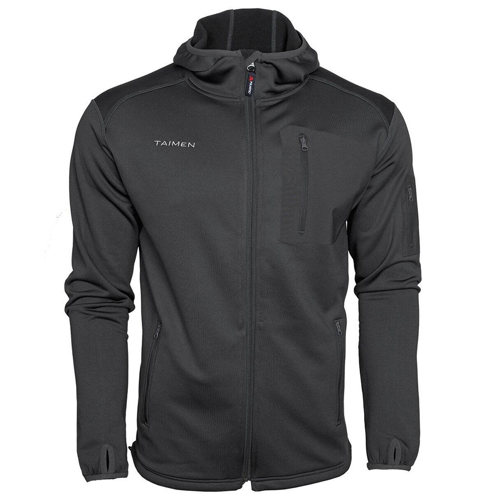 Taimen Polartec Power Stretch Full Zip Sweatshirt Schwarz L Mann von Taimen