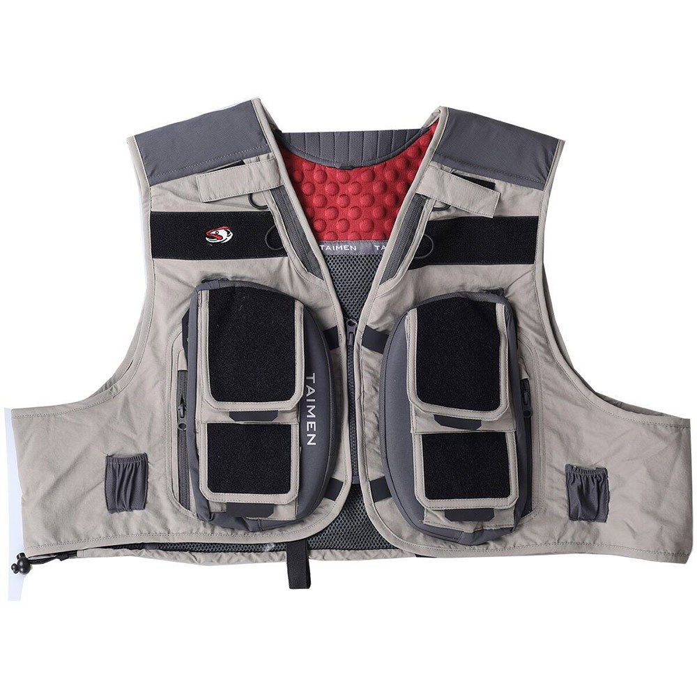 Taimen Rauchua Fly Fishing Vest Grau L Mann Taimen Rauchua Fly Fishing Vest Grau L Mann von Taimen