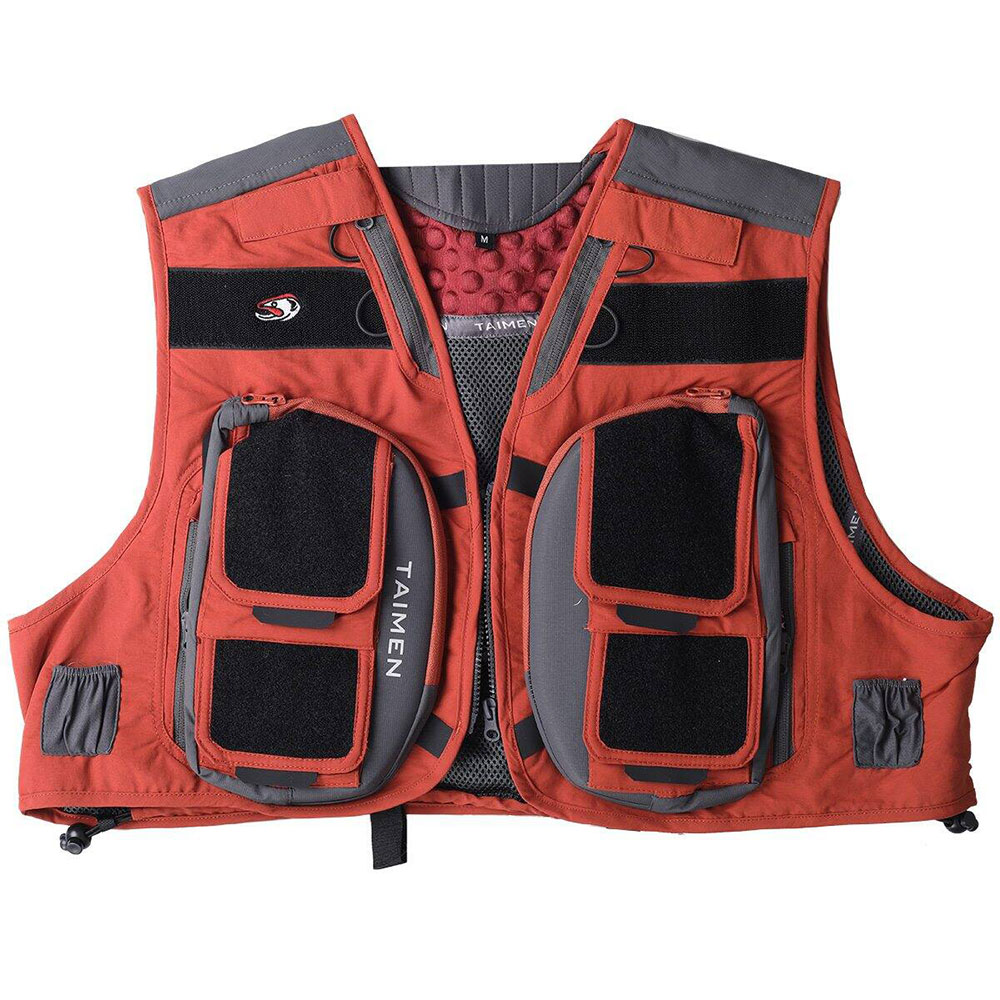 Taimen Rauchua Fly Fishing Vest Rot M Mann Taimen Rauchua Fly Fishing Vest Rot M Mann von Taimen
