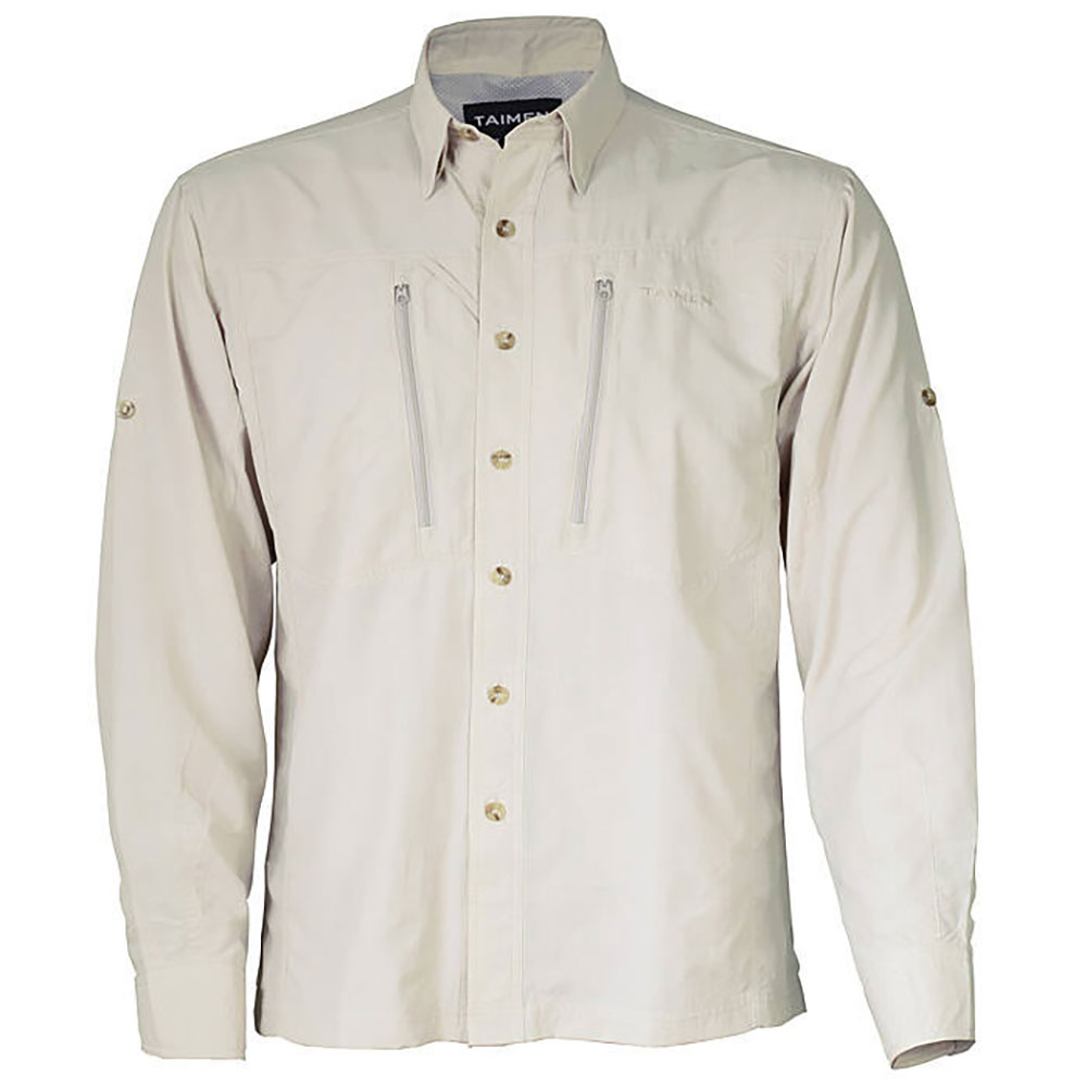 Taimen Zephyr Long Sleeve Shirt Beige L Mann Taimen Zephyr Long Sleeve Shirt Beige L Mann von Taimen