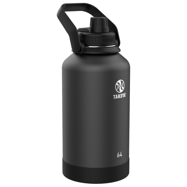 Takeya - Actives Insulated Bottle1900ml - Isolierflasche Gr 1,9 l grau/schwarz von Takeya