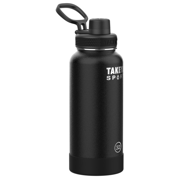 Takeya - Sport Copper Insulated Bottle 950 ml - Isolierflasche Gr 950 ml schwarz von Takeya