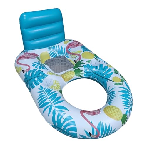 Aufblasbarer Schwimmkörper – Lounge-Floß Zum Sonnenbaden | Mehrzweck-aufblasbarer Stuhl | Pool-Schlauchboot | Schwimmbecken-Floatie | Schwimmender Schwimmring Für Strand-Pool-Party-Spielzeug von Takluu