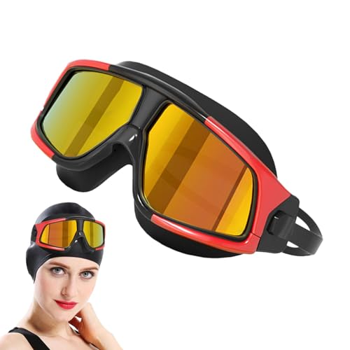 Takluu Schwimmbrille, Schwimmbrille, Anti-Beschlag-HD, verstellbare Schwimmbrille, Rundumschutz, für Erwachsene und Jugendliche von Takluu