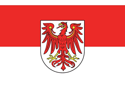 Brandenburg 20x30cm Gastlandflagge nautische Flagge von Talamex