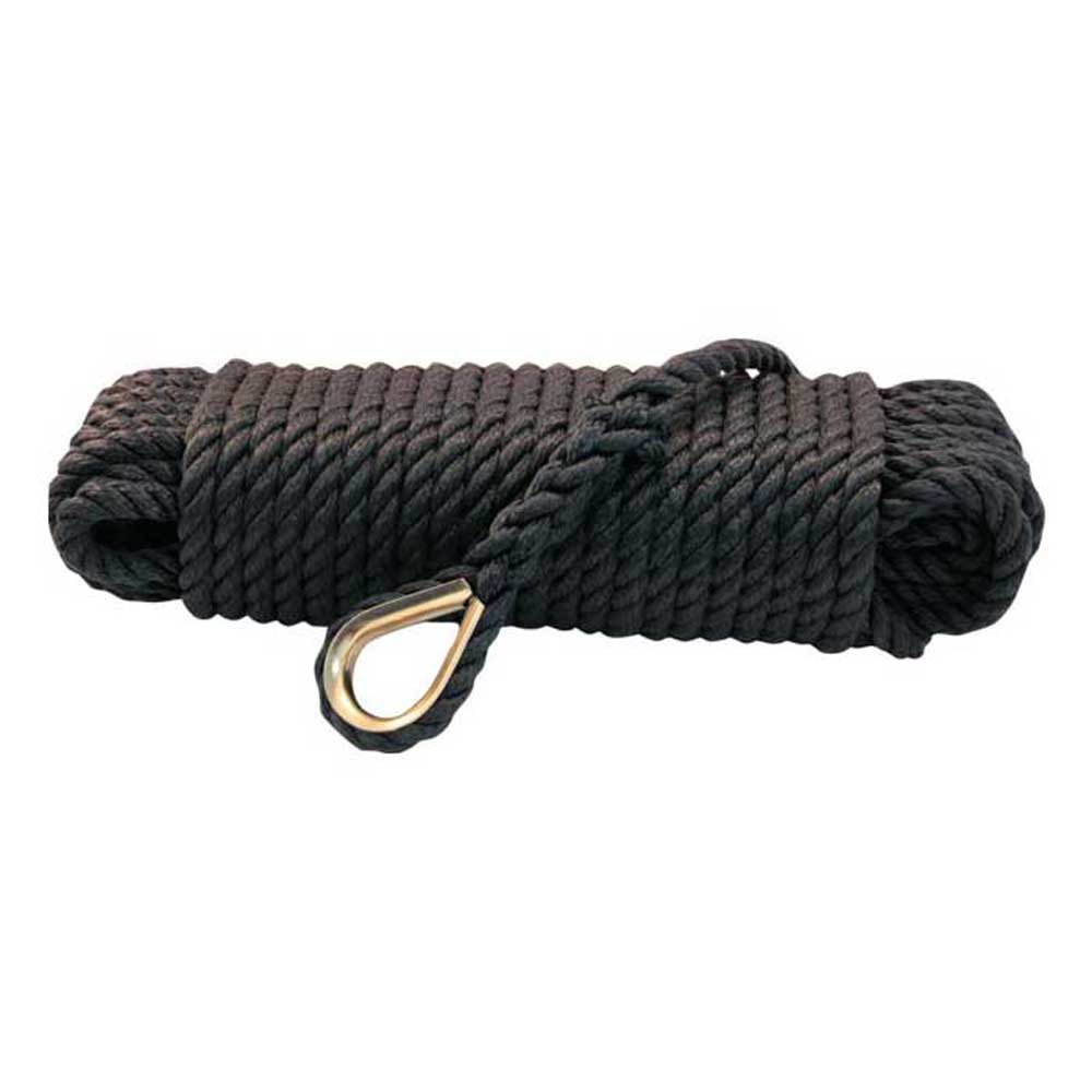 Talamex Superlene 12 Mm Anchor Rope Schwarz 30 m von Talamex