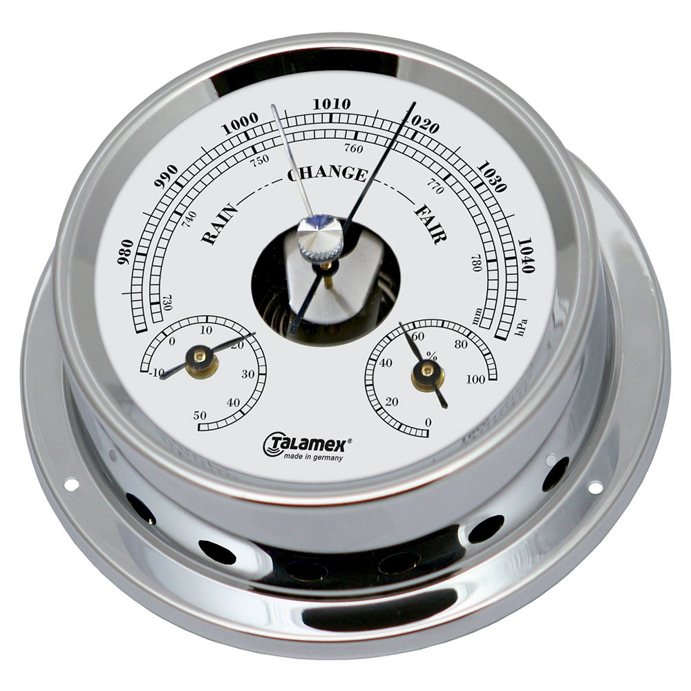 Talamex Barometer/thermometer/hygrometer 125 Mm Silber Talamex Barometer/thermometer/hygrometer 125 Mm Silber von Talamex