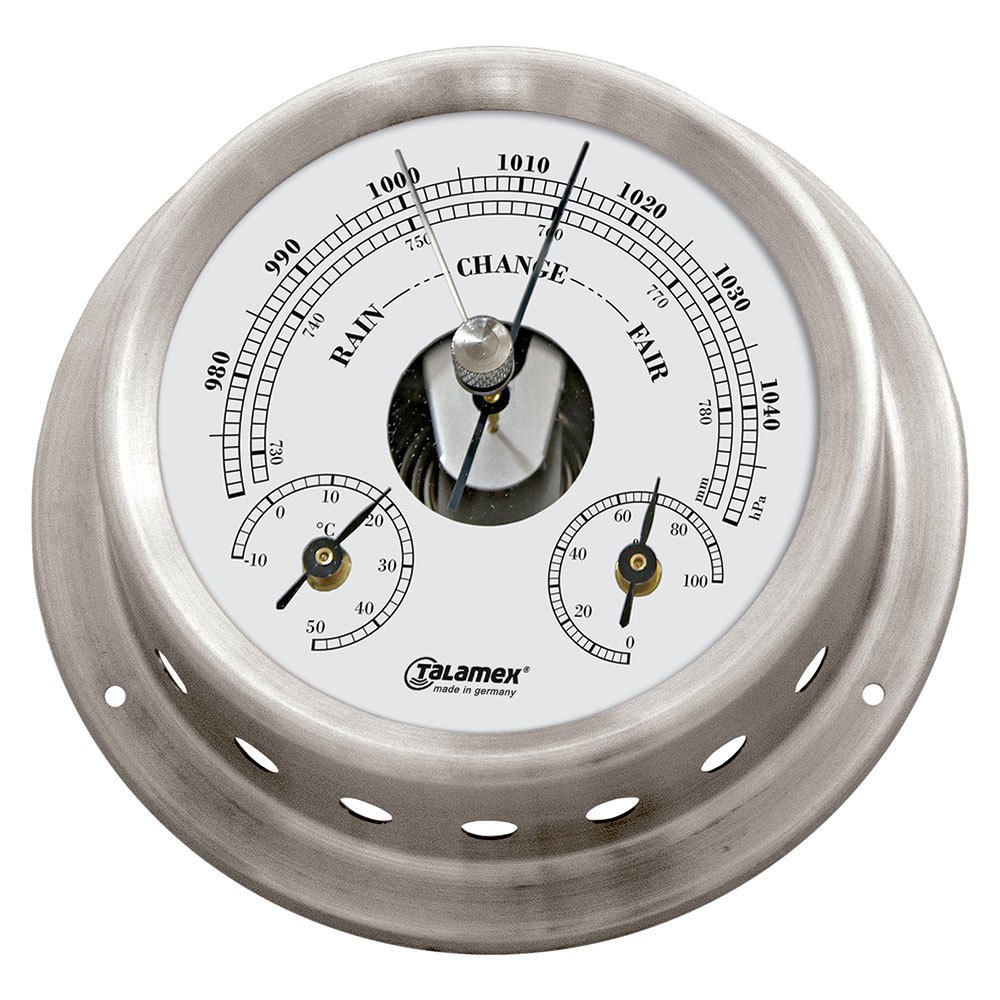 Talamex Barometer/thermometer/hygrometer 125 Mm Silber von Talamex