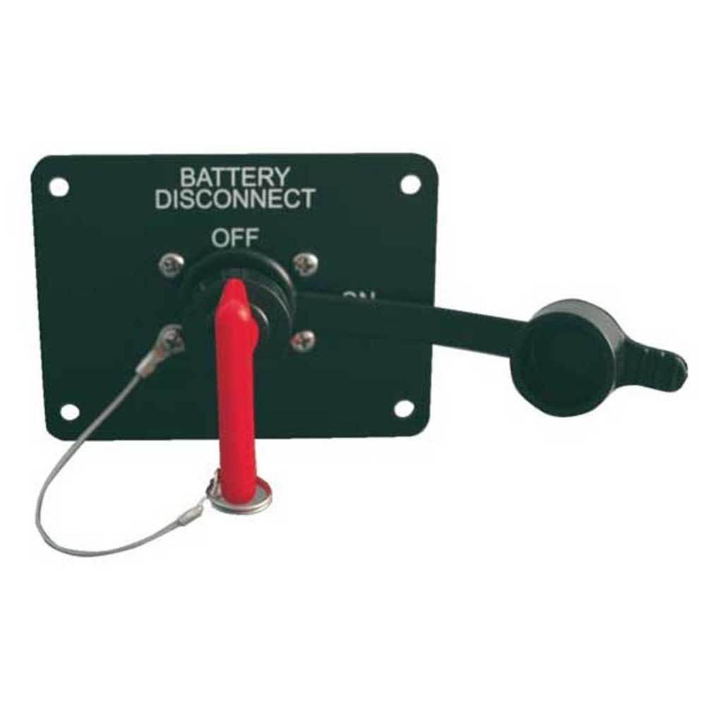 Talamex Battery Switch With Panel Schwarz von Talamex