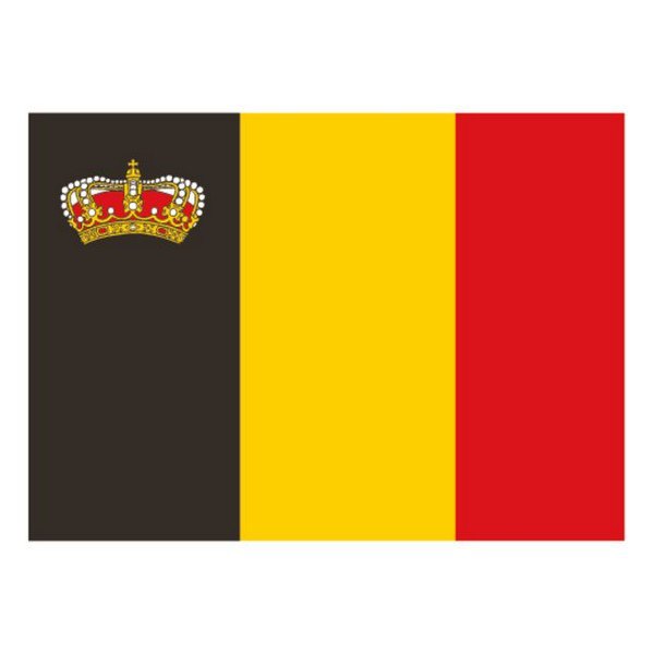 Talamex Belgium With Crown Gelb,Rot,Schwarz 40 x 60 cm Talamex Belgium With Crown Gelb,Rot,Schwarz 40 x 60 cm von Talamex